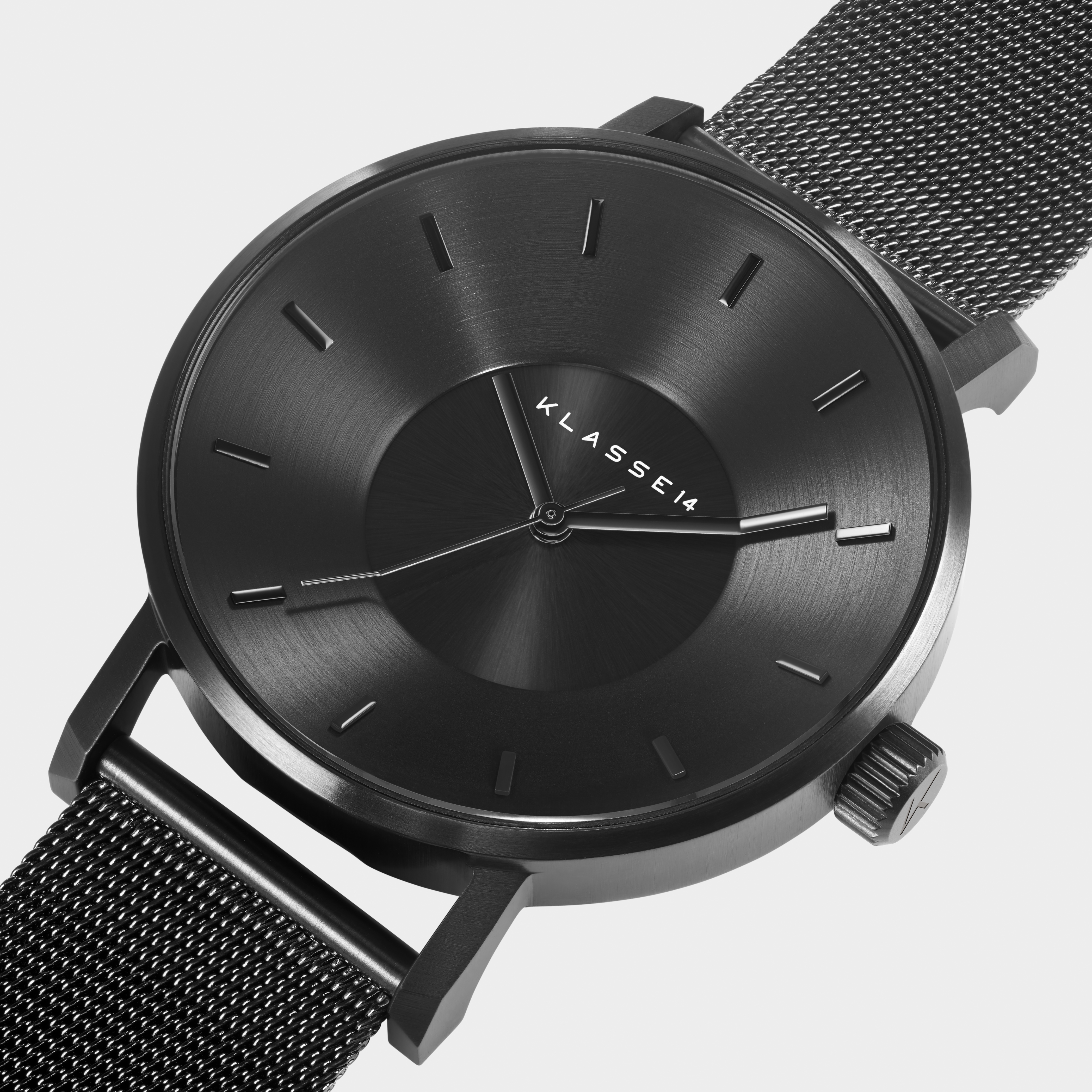 NO.14 メガテロ君160F☆蒸着複合転写ブラックバック×ベリーMIXレンズ☆ KLASSE14 / Volare Dark Metal with Mesh Strap 42mm