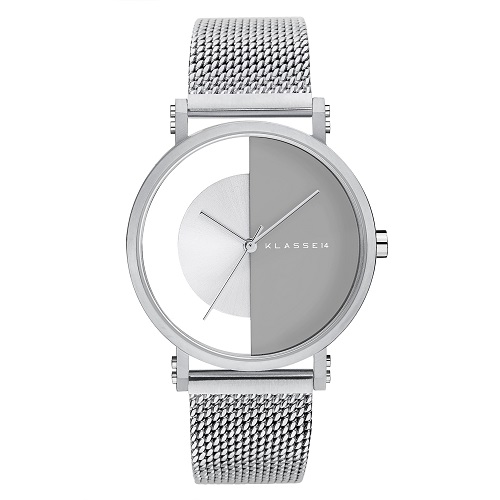 KLASSE14 / IMPERFECT ARCH Silver Grey with Mesh Strap 40mm